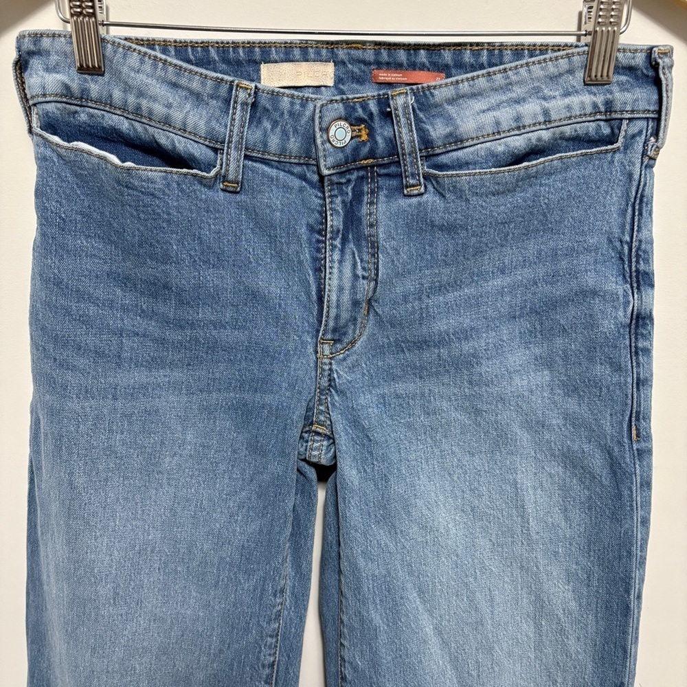 Anthropologie Pilcro Jeans Womens 27 (Actual 30x28) Wide Leg Skater Snap Button - Picture 2 of 14